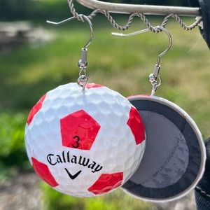 Golf Ball Earrings